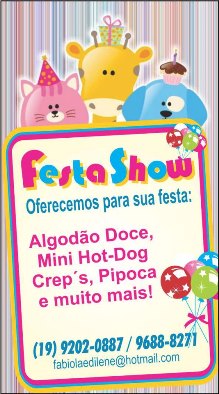 Mini Buffet Festa Show & Eventos São Pedro SP