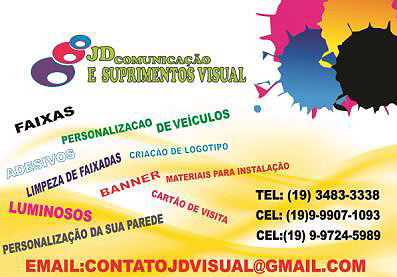 JD Comunicação e Suprimentos Visuais São Pedro SP